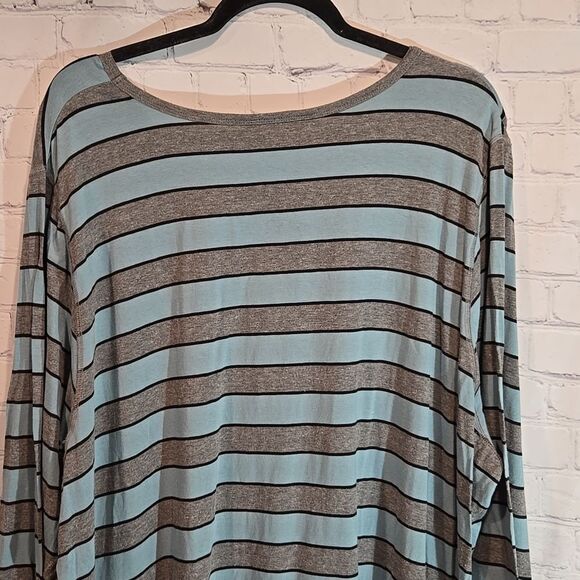 CJ Banks Striped Plus Size 3X Top - Picture 8 of 11